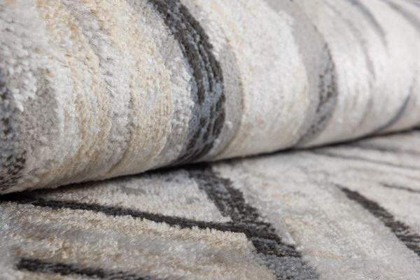 Турецкий ковер из полиэстера и полипропилена «SPRINGS» A4662A-IVR-LBLU 200 x 290 см