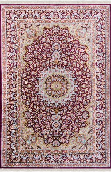 Иранский ковёр из шёлка «QUM MM IR» 14-255-IR AHMADI