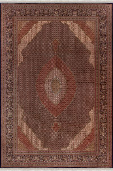 Иранский ковёр из шерсти и шёлка «TABRIZ MAHI» 13-148-IR