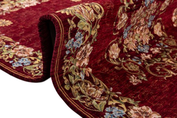 Бельгийский ковер из вискозы, акрила и хлопка «ELEGANT TAPESTRY» DORIS-8320-RED 70 x 140 см