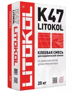 Клеевая смесь LitoKol K47, 25 кг