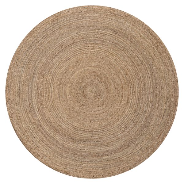 Индийский ковер из джута «JUTE» BEIGE(Round) 195 x 195 см