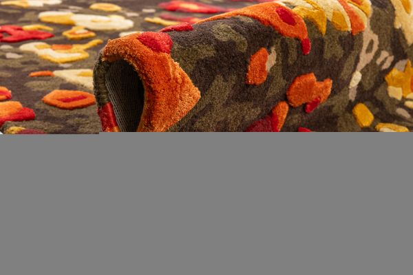 Индийский ковер из шерсти и эвкалиптового шёлка «VELVET MIRAGE» HAATHI BAGAAN(Round) 250 x 250 см