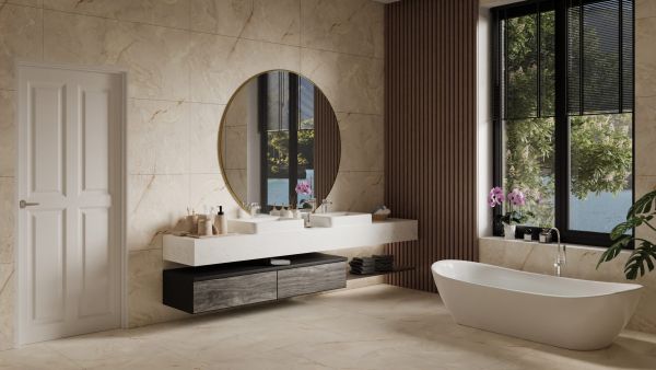 Керамогранит Onice Beige 600x1200 бежевый матовый GRP12060OC-BE