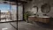 Керамогранит Pulpis Dark Grey 600x1200 темно-серый матовый GRP12060PL-DG