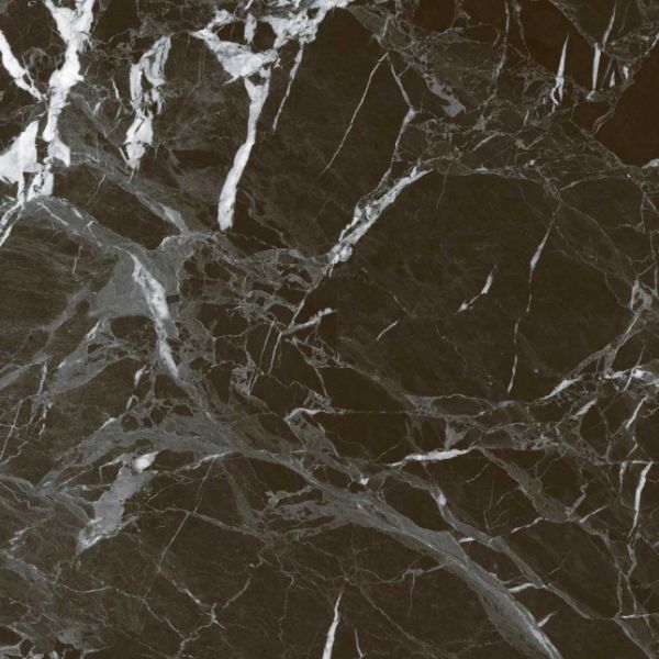 Керамогранит Simbel Pitch 600x600 черно-серый мрамор