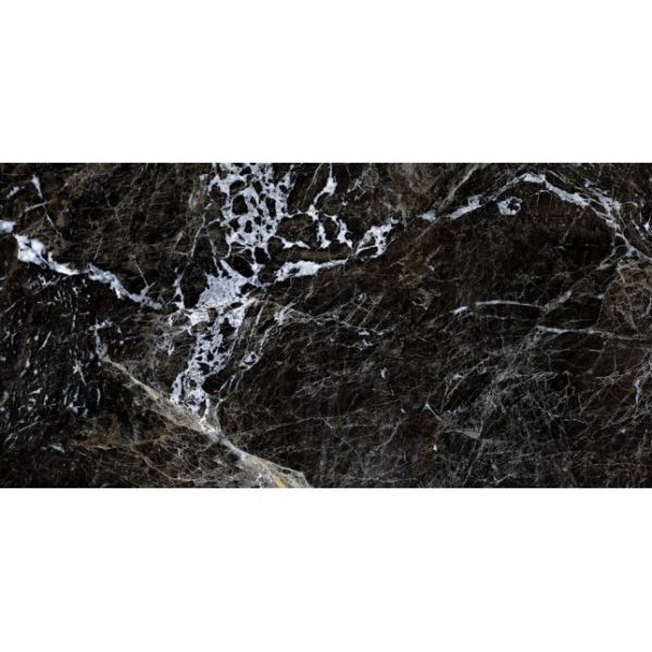 Керамогранит Simbel (Симбел) Carbon GRS05-03 600х1200 черно-белый мрамор матовый Gresse