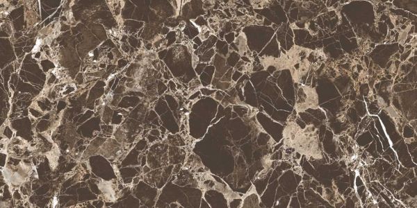 Керамогранит Marble Dark Brown 600x1200 полированный коричневый MOG402