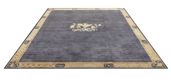 Индийский ковер из шёлка, шерсти и хлопка «VINTAGE SILK» CH05-CH.BLK 244 x 314 см