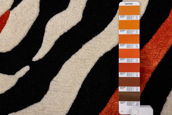 Индийский ковер из эвкалиптового шёлка и шерсти «VELVET MIRAGE» SIGN FUNKY ZEBRA 125 x 200 см Индийский ковер из эвкалиптового шёлка и шерсти «VELVET MIRAGE» SIGN FUNKY ZEBRA 125 x 200 см