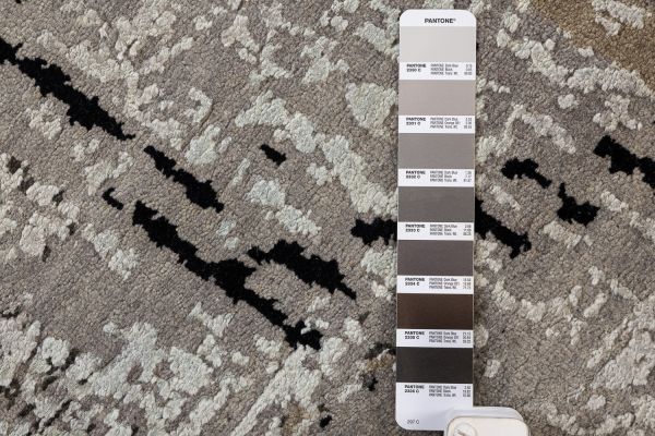 Индийский ковер из шерсти, шёлка и хлопка «HOLLYWOOD ART» CE6689-IVORY-GREY 243 x 291 см Индийский ковер из шерсти, шёлка и хлопка «HOLLYWOOD ART» CE6689-IVORY-GREY 243 x 291 см