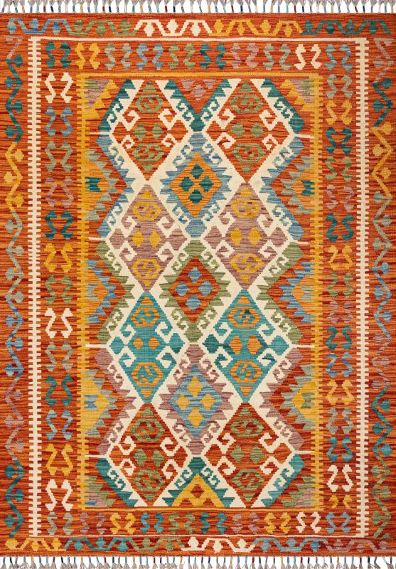 Пакистанский ковер из шерсти «KILIM» 23-14 154 x 212 см Пакистанский ковер из шерсти «KILIM» 23-14 154 x 212 см