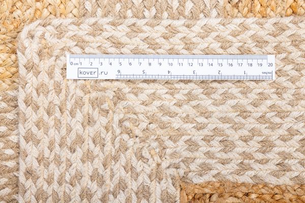 Индийский ковер из джута «JUTE» NAT-BEIGE 135 x 195 см