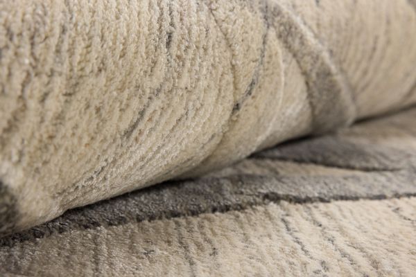 Индийский ковер из арт-шёлка и шерсти «EVEREST» 2023194-ROCK 163 x 241 см