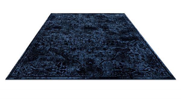 Турецкий ковер из полиэстера «JULIA» 43238A-BLUE-NAVY 200 x 300 см