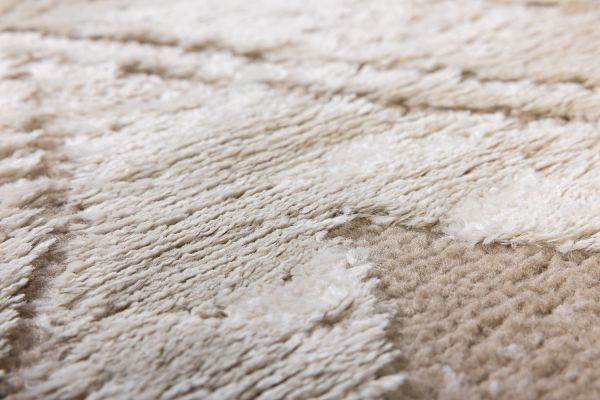 Турецкий ковер из полиэстера и полипропилена «MOROCCAN» 9616A-BN- BGE 80 x 150 см