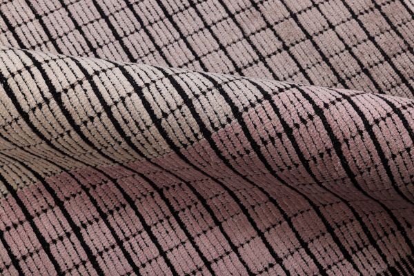 Индийский ковер из эвкалиптового шёлка, шерсти и хлопка «DOVE MODERN» SR44A-LT.PINK 200 x 290 см Индийский ковер из эвкалиптового шёлка, шерсти и хлопка «DOVE MODERN» SR44A-LT.PINK 200 x 290 см