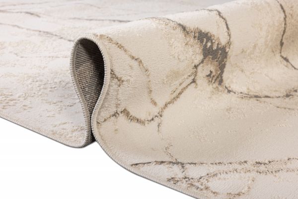Турецкий ковер из полиэстера и полипропилена «KLASS» 6662B-BN- GRY 80 x 150 см
