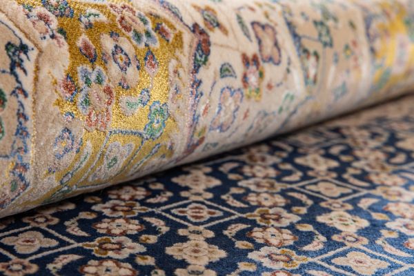 Иранский ковер из шёлка и модала «MASTERPIECE QUM» 017-24-54-DBLUE 200 x 300 см Иранский ковер из шёлка и модала «MASTERPIECE QUM» 017-24-54-DBLUE 200 x 300 см