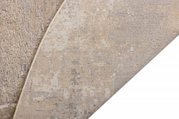 Индийский ковер из шерсти и шёлка «HOLLYWOOD ART» CE9399A-GREY(Round) 241 x 241 см Индийский ковер из шерсти и шёлка «HOLLYWOOD ART» CE9399A-GREY(Round) 241 x 241 см