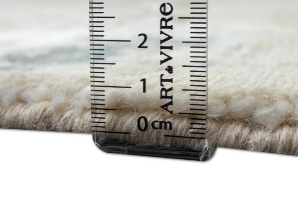 Индийский ковер из арт-шёлка и шерсти «STORM» LPF110-BLUE-GOLD 245 x 348 см Индийский ковер из арт-шёлка и шерсти «STORM» LPF110-BLUE-GOLD 245 x 348 см