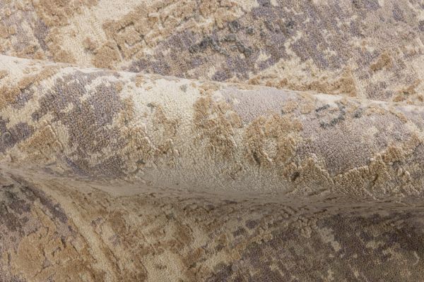 Индийский ковер из шерсти и шёлка «HOLLYWOOD ART» CE9399A-GREY(Round) 241 x 241 см Индийский ковер из шерсти и шёлка «HOLLYWOOD ART» CE9399A-GREY(Round) 241 x 241 см