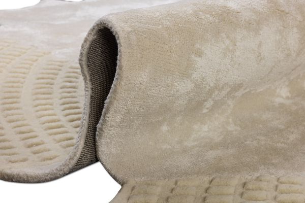 Индийский ковер из шерсти и эвкалиптового шёлка «VELVET MIRAGE» MADELINE 170 x 240 см Индийский ковер из шерсти и эвкалиптового шёлка «VELVET MIRAGE» MADELINE 170 x 240 см