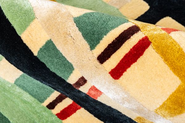 Индийский ковер из шерсти, арт-шёлка и хлопка «Art de Vivre by DETALI» design Elizaveta Popova «IVAN KUPALA» 250 x 350 см