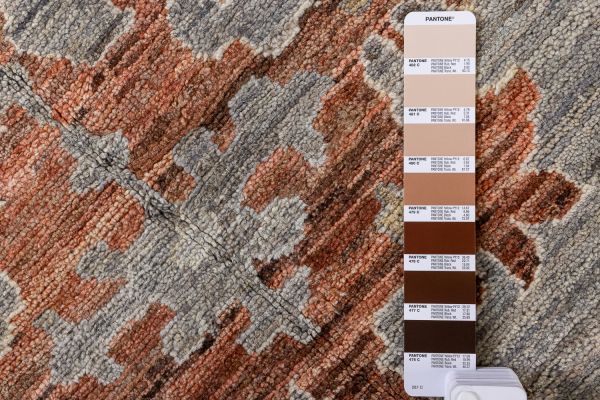 Индийский ковер из шерсти «OUSHAK GOLD» MAJ105-GREY-IVORY 370 x 452 см Индийский ковер из шерсти «OUSHAK GOLD» MAJ105-GREY-IVORY 370 x 452 см