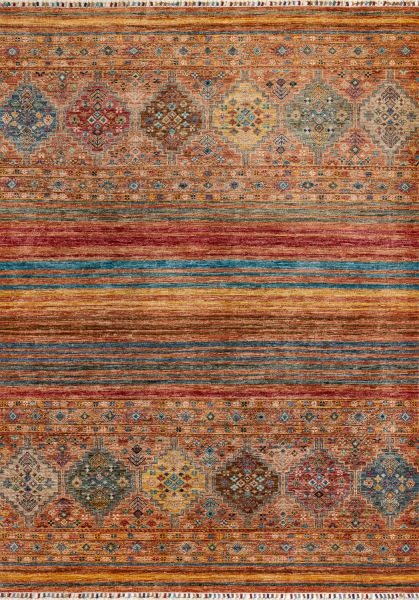 Пакистанский ковер из шерсти «SHAWL KANDI» MULTY-MULTY(168x230) 168 x 230 см