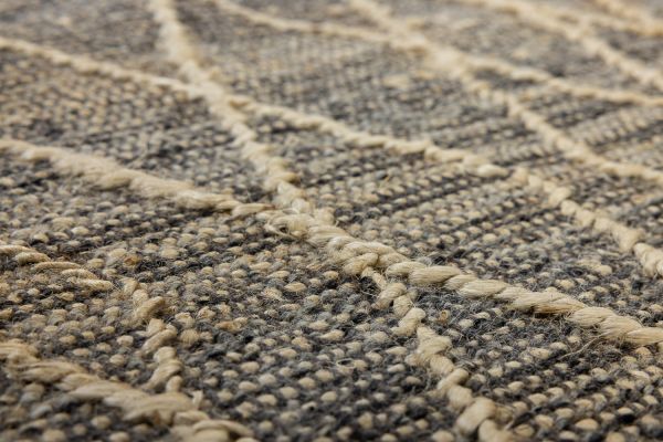 Индийский ковер из джута и шерсти «JUTE» 1405-CREAM 135 x 200 см Индийский ковер из джута и шерсти «JUTE» 1405-CREAM 135 x 200 см