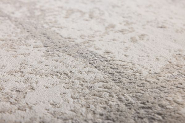 Турецкий ковер из полипропилена и полиэстера «MOON» 2577A-CREAM-L.GREY 80 x 150 см Турецкий ковер из полипропилена и полиэстера «MOON» 2577A-CREAM-L.GREY 80 x 150 см