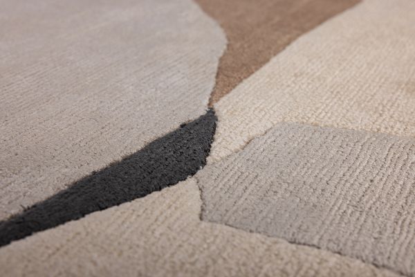 Индийский ковер из шерсти, шёлка и эвкалиптового шёлка «TECTONIC» D4-C2 175 x 232 см Индийский ковер из шерсти, шёлка и эвкалиптового шёлка «TECTONIC» D4-C2 175 x 232 см