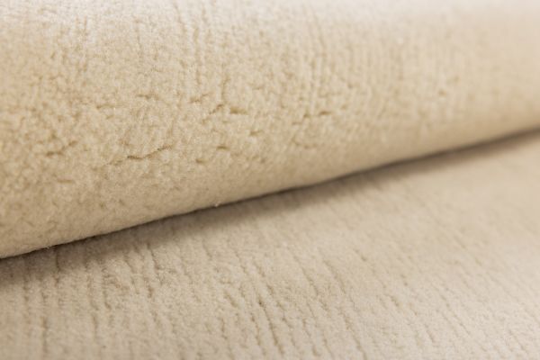 Индийский ковер из шерсти мериноса и хлопка «BLANC DE BLANCS» MERINO-IVORY 236 x 308 см