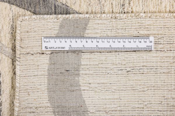 Индийский ковер из арт-шёлка и шерсти «EVEREST» 2023194-ROCK 163 x 241 см