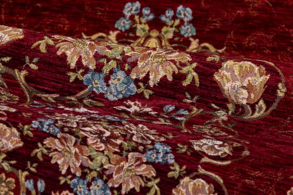 Бельгийский ковер из вискозы, акрила и хлопка «ELEGANT TAPESTRY» DORIS-8320-RED 70 x 140 см