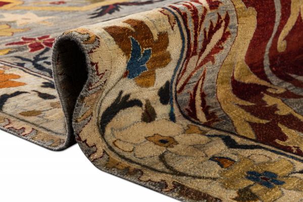 Индийский ковер из шерсти «ZIEGLER VINTAGE» AC228-GREY(364x408) 364 x 408 см