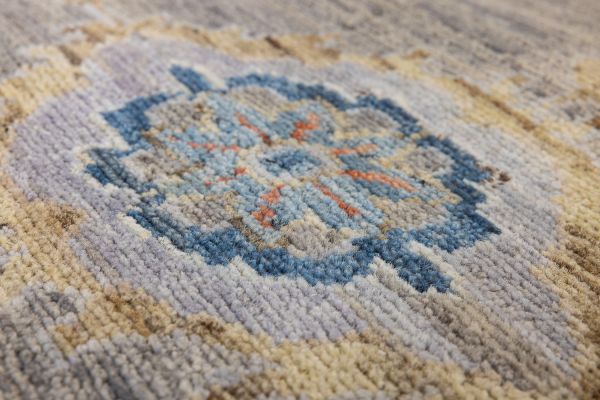 Индийский ковер из шерсти «OUSHAK GOLD» MAJ105-GREY-IVORY 370 x 452 см Индийский ковер из шерсти «OUSHAK GOLD» MAJ105-GREY-IVORY 370 x 452 см