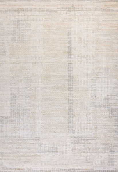 Турецкий ковер из полиэстера и полипропилена «KLASS» 9586A-GRY - YEL 80 x 150 см