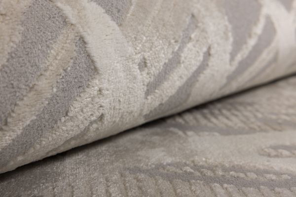 Турецкий ковер из полипропилена и полиэстера «MOON» 2574A-CREAM-L.GREY 80 x 150 см Турецкий ковер из полипропилена и полиэстера «MOON» 2574A-CREAM-L.GREY 80 x 150 см