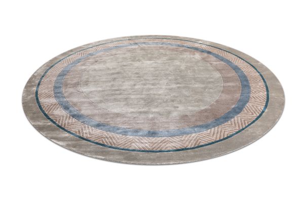 Индийский ковер из арт-шёлка «PRISMATIC» VISION-05-COLOR-1(Round) 239 x 239 см Индийский ковер из арт-шёлка «PRISMATIC» VISION-05-COLOR-1(Round) 239 x 239 см