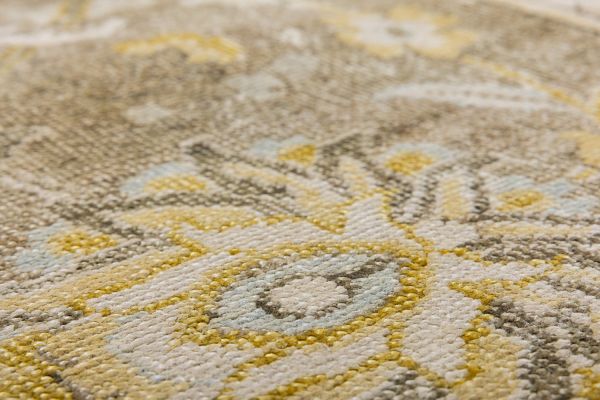 Индийский ковер из шёлка и шерсти «POLONAISE» S313-IVORY-CAMEL 307 x 429 см