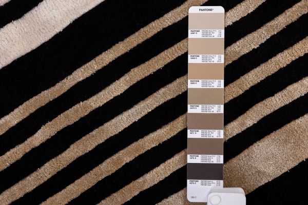 Индийский ковер из шерсти и эвкалиптового шёлка «VELVET MIRAGE» FOLDS SHADING 170 x 240 см