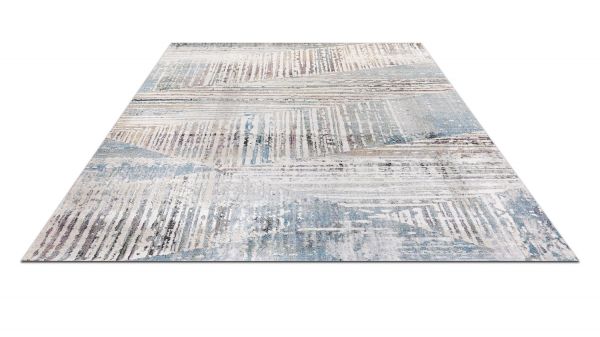 Турецкий ковер из полиэстера и полипропилена «KLASS» 9570A-LPRL - BLU 80 x 150 см