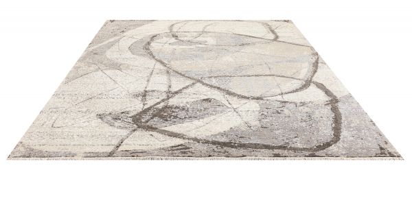 Индийский ковер из шерсти, шёлка и хлопка «HOLLYWOOD ART» CE6101-GREY-CHARCOAL 246 x 303 см