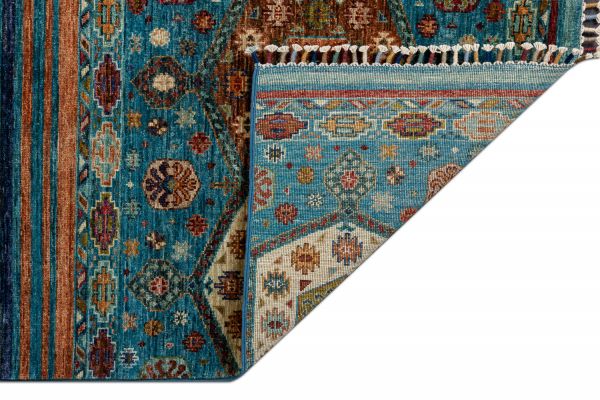 Пакистанский ковер из шерсти «SHAWL KANDI» MULTY-MULTY(168x237) 168 x 237 см