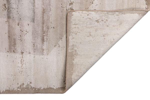 Индийский ковер из шерсти и арт-шёлка «CHAOS THEORY» ESK330-WHITE-D.IVORY 249 x 305 см Индийский ковер из шерсти и арт-шёлка «CHAOS THEORY» ESK330-WHITE-D.IVORY 249 x 305 см