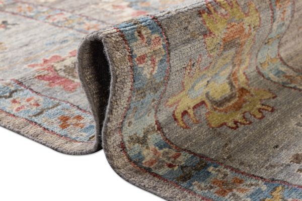 Индийский ковер из шерсти «OUSHAK GOLD» MAJ103-PLUM-GREY 370 x 453 см Индийский ковер из шерсти «OUSHAK GOLD» MAJ103-PLUM-GREY 370 x 453 см