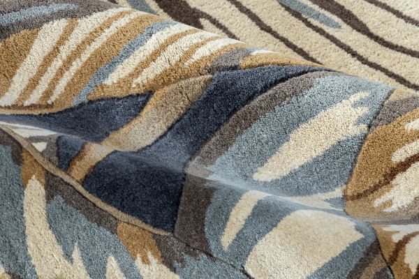 Индийский ковер из шерсти «SANDERSON» Calathea Charcoal 50805 170 x 240 см Индийский ковер из шерсти «SANDERSON» Calathea Charcoal 50805 170 x 240 см