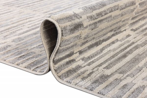 Турецкий ковер из полиэстера и полипропилена «KLASS» 9582A-GRY-GRY 80 x 150 см